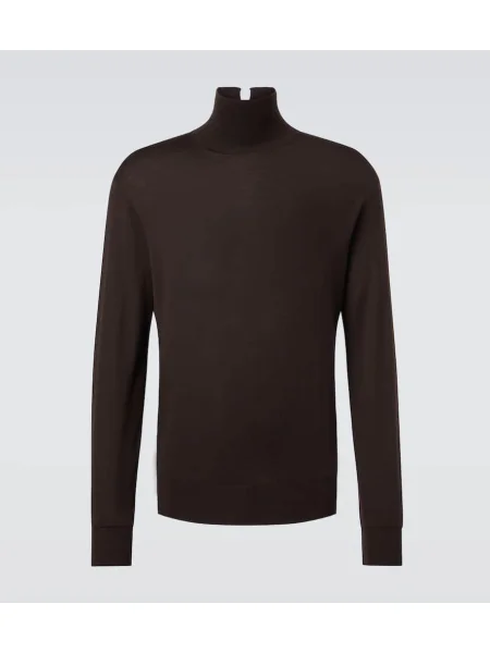 Golf golf Calvin Klein Collection wełniany brązowy