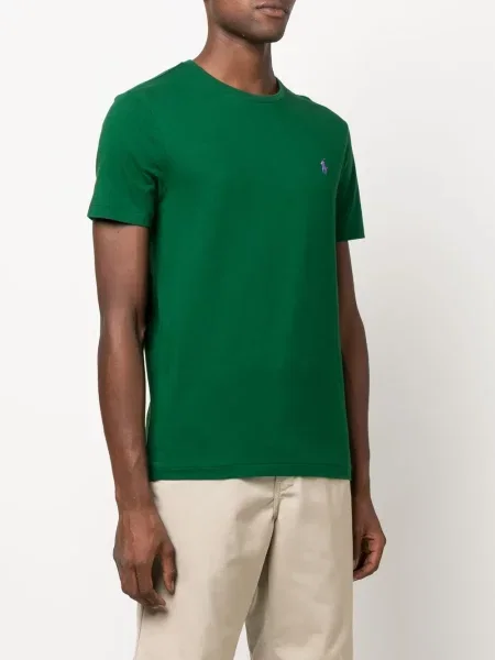 Siuvinėtos polo marškinėliai Polo Ralph Lauren žalia