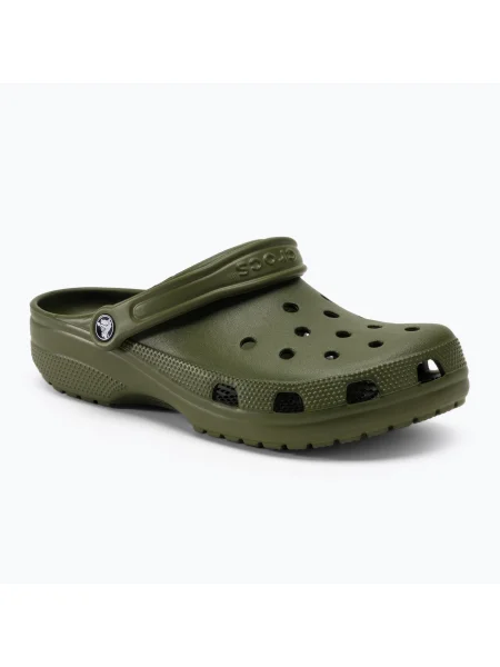 Șlapi de bărbați Crocs Classic army green pentru bărbați verde