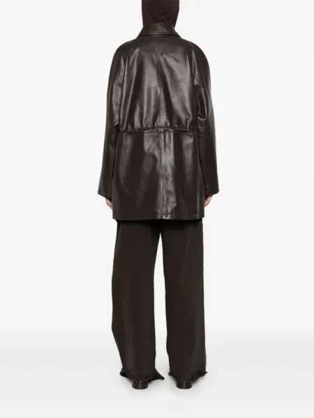 Kožni kaput Cordera smeđa