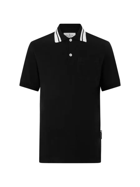 Gulerat tricou polo Philipp Plein negru