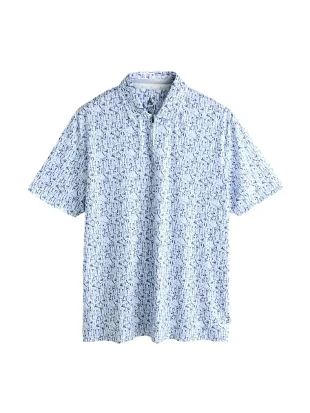 Next Majica mornarska / svetlo modra bela