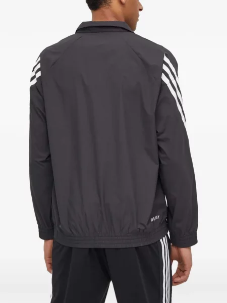 Csíkos tornaterem rövidnadrág Adidas nyomtatás kék