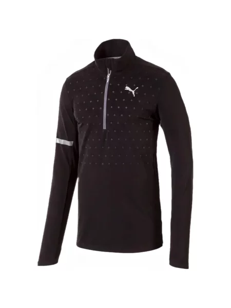 Hanorac cu fermoar Puma negru