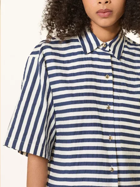 Maje Koszula blau biała