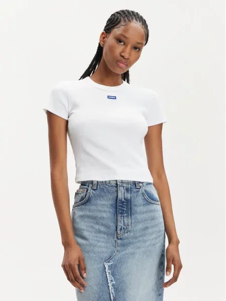 Hugo Marškinėliai Baby Slim Fit balta