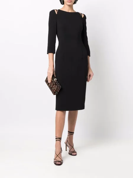 Rochie Alberta Ferretti cu bretele negru