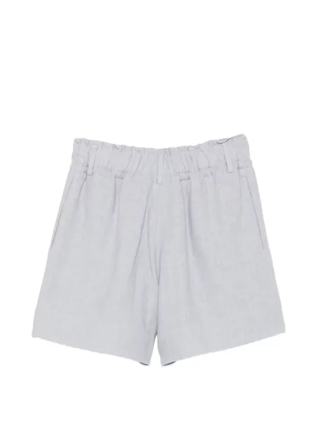 Pantaloni scurți Eleventy cu cordon albastru