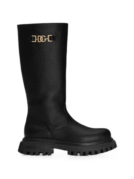Botki dziecięce Dolce And Gabbana czarne