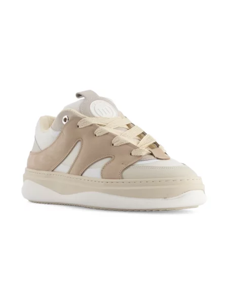 Sneakersy Mason Garments skórzane beżowe