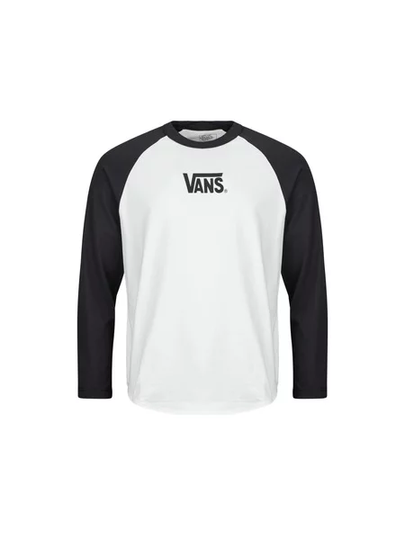 Majica z dolgimi rokavi Vans z dolgimi rokavi bela