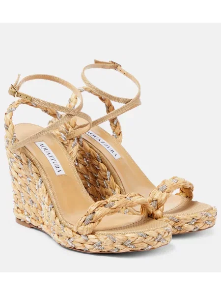 Espadrile Aquazzura bež