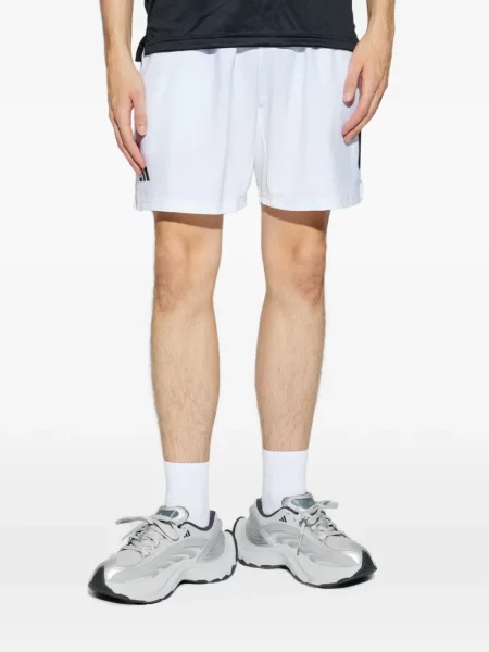 Τένις φόρεμα Adidas με λαιμόκοψη v με αυτόγραφο μαύρο
