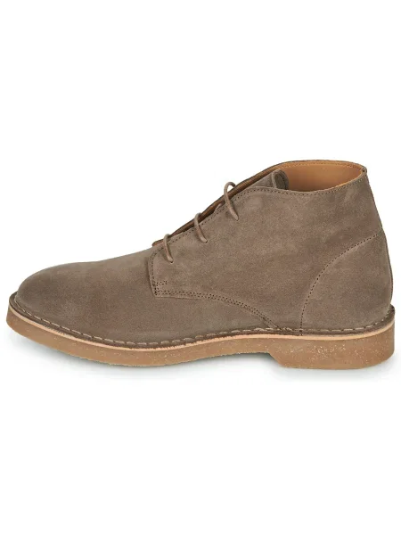 Pantofi Selected din piele de căprioară maro