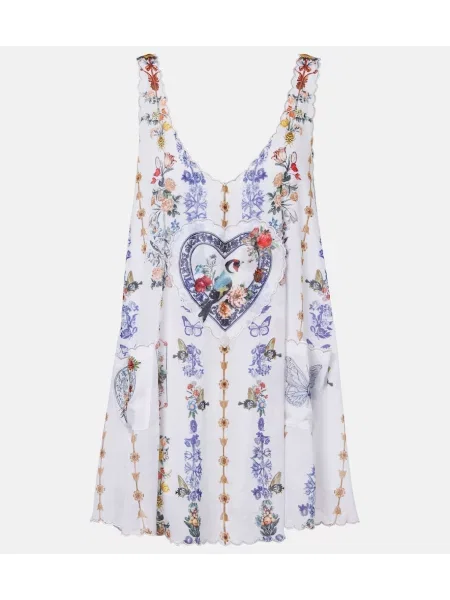 Rochie Camilla cu imagine alb