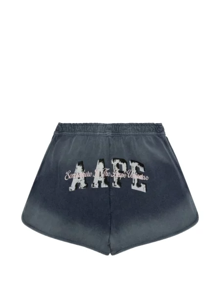 Siuvinėtos šortai Aape By *a Bathing Ape® mėlyna