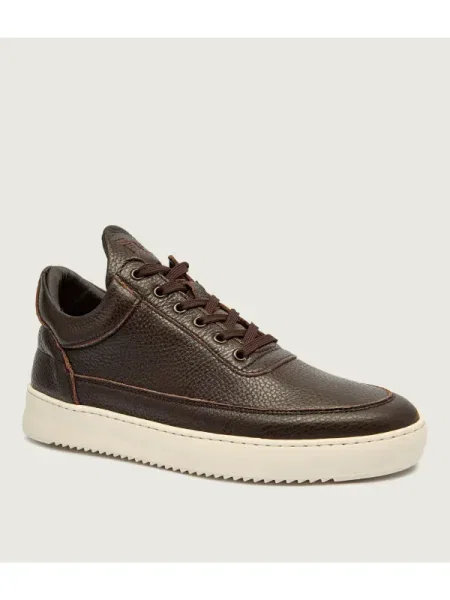 Sneakerși Filling Pieces din piele maro
