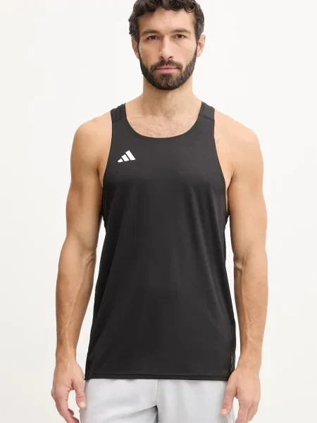 Adidas Performance tricou de antrenament Adizero negru