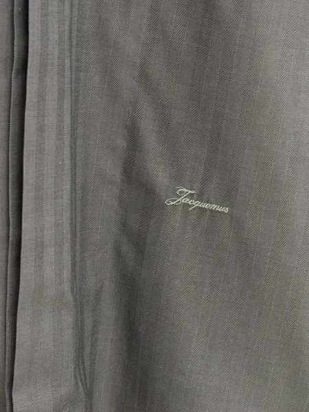 Cămașă Jacquemus cu broderie gri
