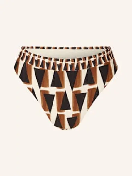 Seafolly Dół Od Bikini Z Wysokim Stanem Secret Garden schwarz czarny