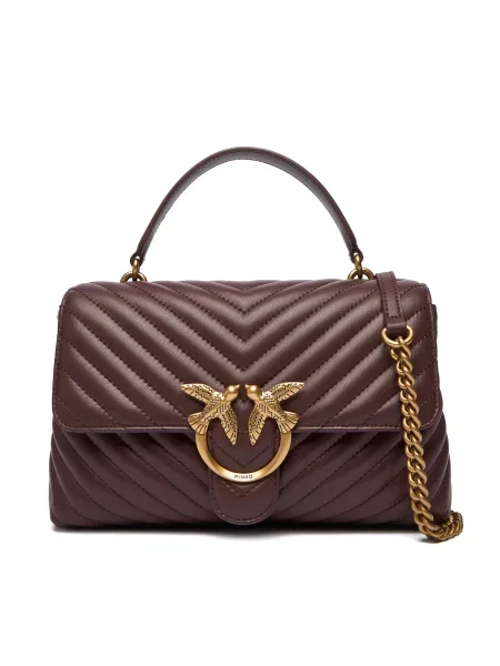 PINKO Сумка Love Lady Puff Classic Cl Al PLTT бордовий