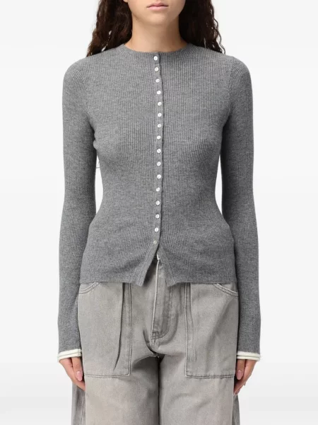 Cardigan Eleh tricotate gri