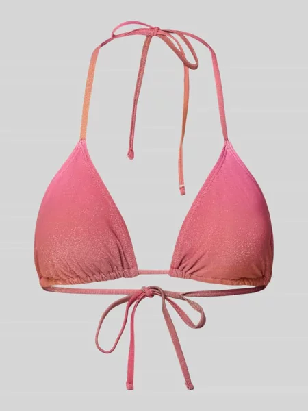 Góra od bikini z połyskującym efektem model LAOMI' Pieces pomarańczowe