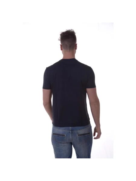 Koszulka Armani Jeans casual niebieska
