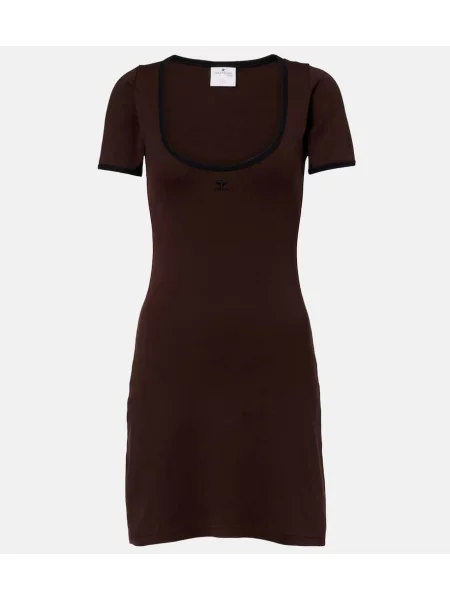 Rochie Courreges maro