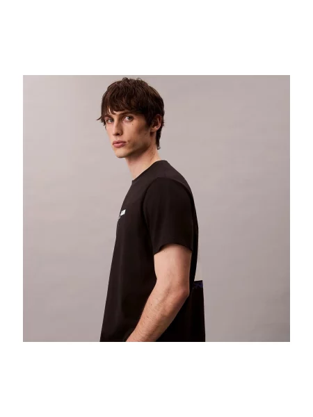 Polo majica Calvin Klein Jeans crna