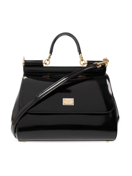 Torebka Dolce And Gabbana skórzana czarna