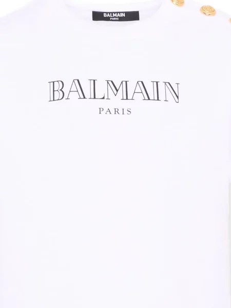 Koszulka dziecięca Balmain biała