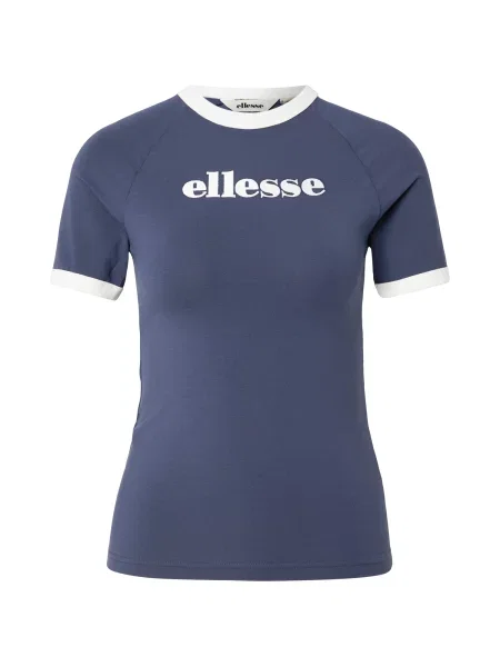 ELLESSE Tricou Albenga albastru marin alb