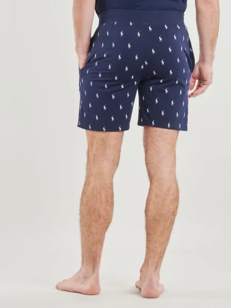 Pijama pantaloni scurți Polo Ralph Lauren alb