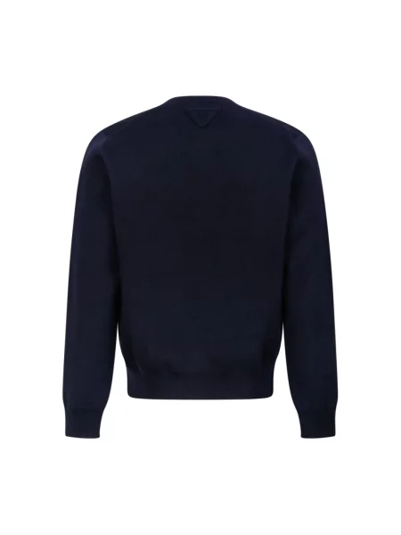 Sweter Prada wełniany niebieski