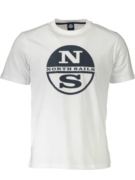 Tricou North Sails scurt alb