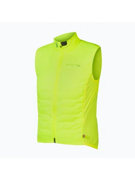Мъжка велосипедна жилетка Endura Pro PrimaLoft hi-viz yellow жълто