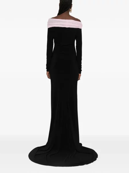 Rochie maxi Atu Body Couture lungă de costum negru