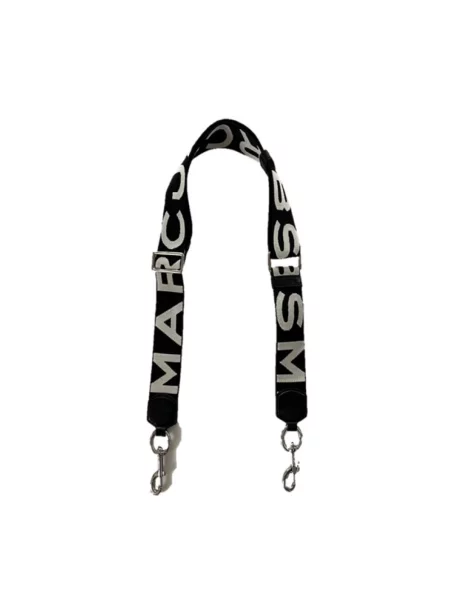 Pasek Marc Jacobs z logo czarny