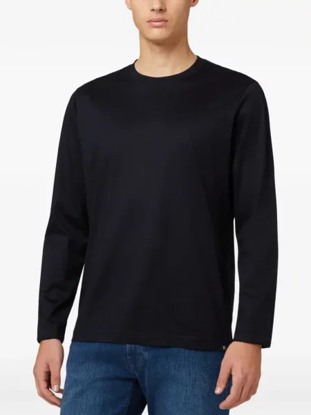 Lung tricou Boggi Milano albastru