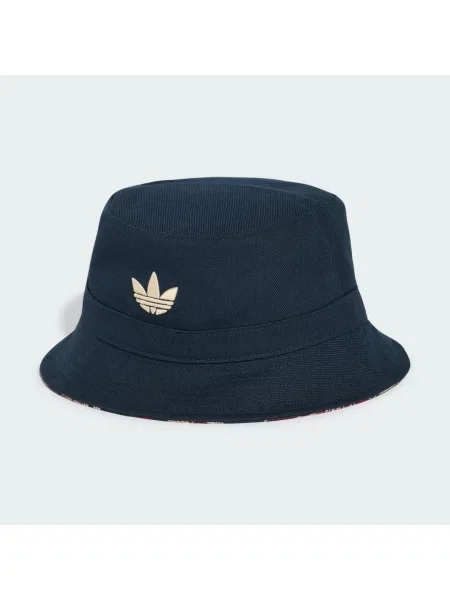 Oboustranný klobouk adidas Originals x Liberty London červený