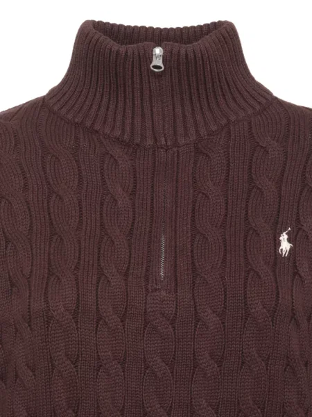 Blugi Polo Ralph Lauren cu decolteu în V de catifea cord cu dungi albastru