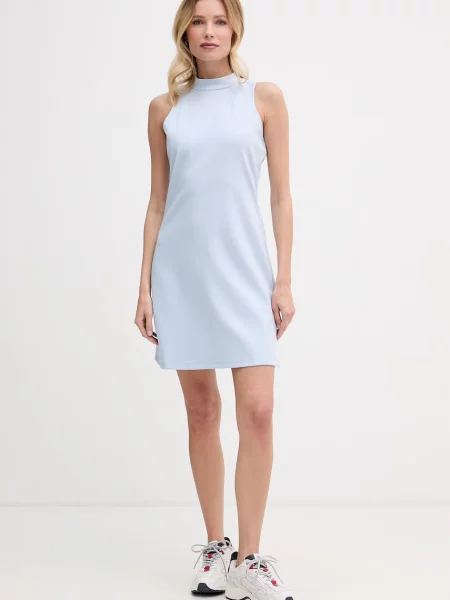 Calvin Klein Jeans poletna obleka modra