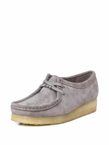 Pantofi loafer Clarks din piele de căprioară gri