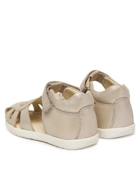 Sandály Geox B Sandal Macchia Gir béžová