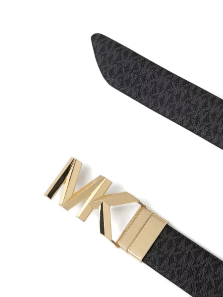 Curea Michael Michael Kors din piele cu imagine cu talie înaltă roz