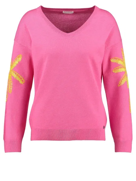 Key Largo Pulover PACIFIC / roz închis galben