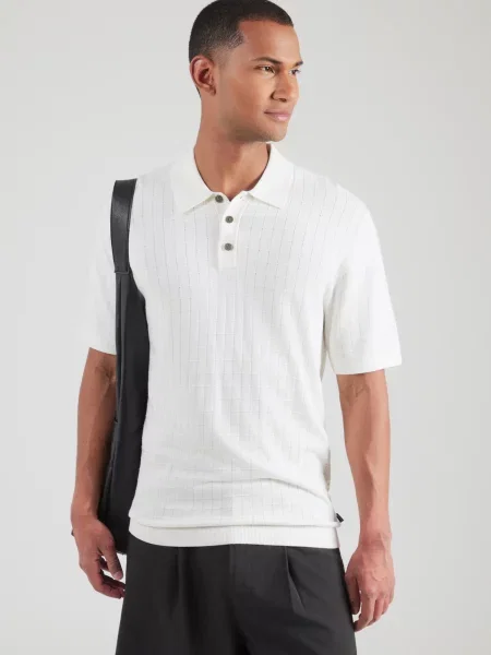 Jack & Jones Premium Pulover JPRBLAWILLIAM' alb