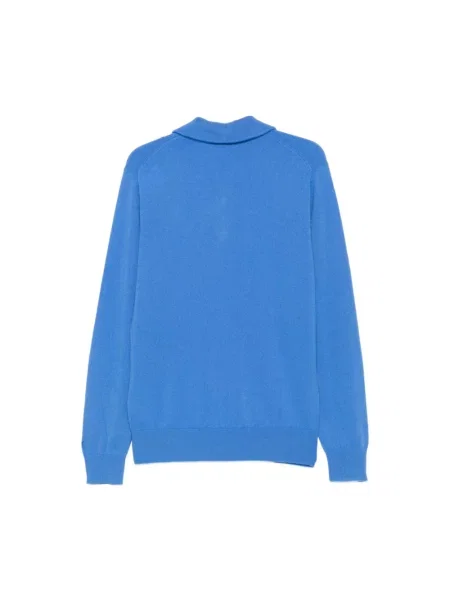 Bluza rozpinana Mc2 Saint Barth z kaszmiru niebieska