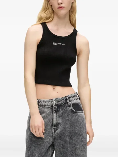 Top Karl Lagerfeld Jeans negru